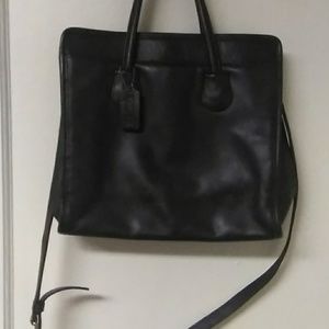 Vintage black coach bag